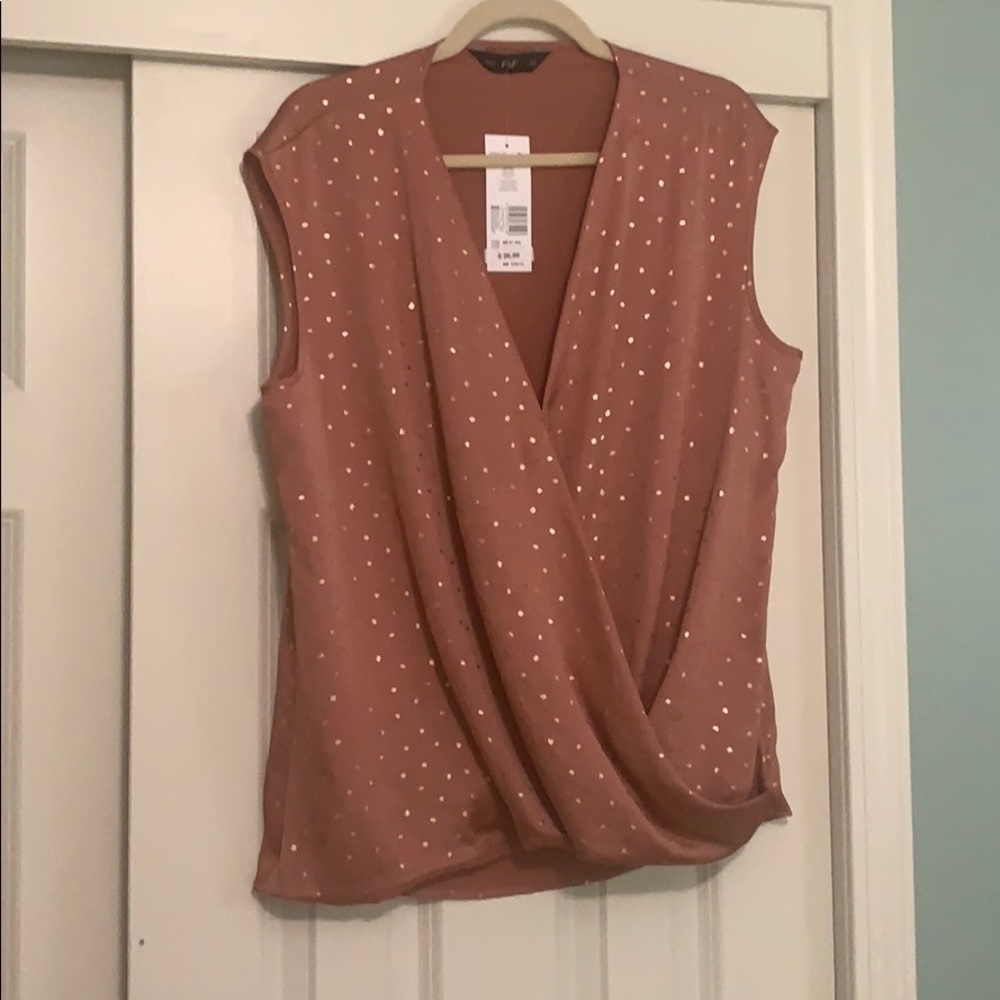 Rose gold blouse